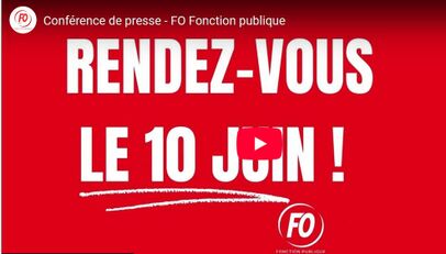 Conférence de presse - FO Fonction publique